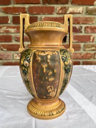 Roseville Pottery Florentine Vase Urn With Handles - Unsigned
