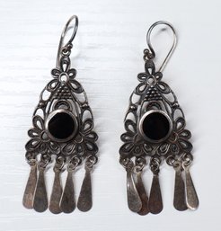 Sterling Silver Dangle Earrings 925