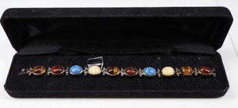 Sterling Silver 925 Gemstone Bracelet