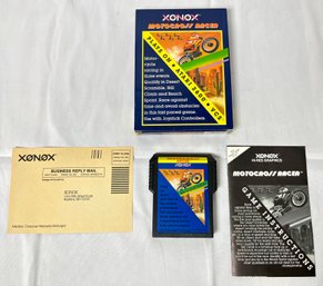 Vintage Xonox Motocross Racer Video Game For Atari 2600 VCS