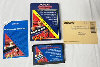 Vintage Xonox Chuck Norris Superkicks Video Game Plays On VIC 20