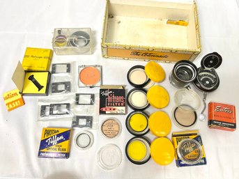 Vintage Photography Equipment, Lenses, Filters