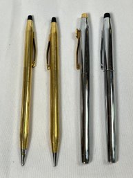 1/20 12k Gold Filled Cross Pen & Mechanical Pencil Set  2 Cross Thin Markers