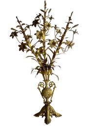 19th Century French Gilt-Metal Flower Centerpiece