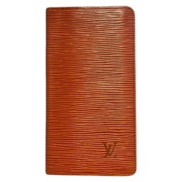 Louis Vuitton Epi Leather Pocket Agenda Cover/Bifold Wallet