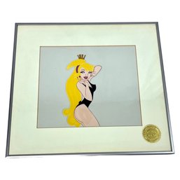 Rare! Don Bluth Authentic Hand Painted Animation Cel 'Princess Daphne' Space Ace Dragon's Lair