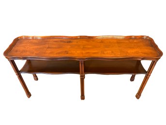 Vintage Solid Wood Long Console Sofa Table