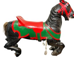 Antique Allan Herschell Wooden Carousel Hand Painted Horse Full Size
