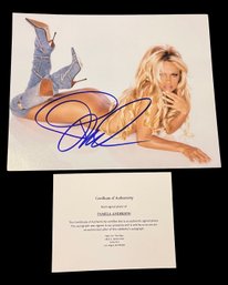 PAMELA ANDERSON SIGNED AUTHENTICATED PHOTOGRAPH