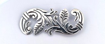 VINTAGE TAXCO MEXICO MRV STERLING SILVER 925 BROOCH - COLLECTIBLE JEWELRY