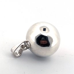 STERLING SILVER MEXICO 925 BOADING BALL PENDANT CHIME, HARMONY SOUND JEWELRY