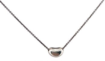 TIFFANY & Co Elsa Peretti Bean Sterling Silver 925 Pendant Necklace