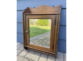 Vintage Mirrored Hanging Vanity Cabinet