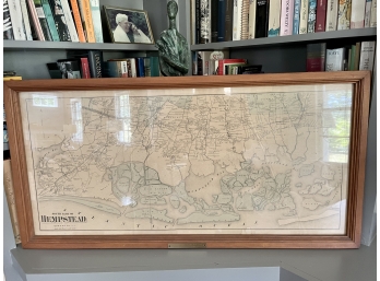 Vintage Map Of Hempstead, Long Island, New York