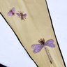 Gucci GG Bandana Diamond Pattern Silk Butterflies, Dragonfly, Hornet Scarf