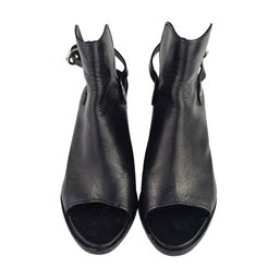 Rag & Bone Leather Slingback Peep Toe Booties Size 9.5