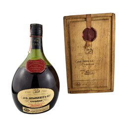 Rare J.G. Monnet & Co. Monnet's Anniversaire Fine Champagne Cognac 1975