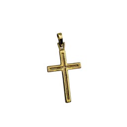 8k Gold Filigree Cross Pendant 4 Of 5