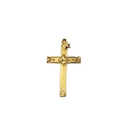 14k Gold Filigree Cross Pendant 1 Of 5