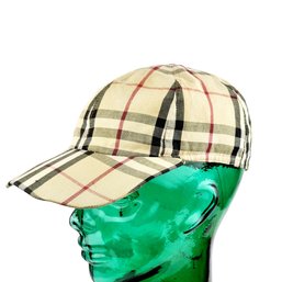 Vintage Burberry Check Baseball Cap