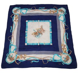 Vintage Hermes Hand-Rolled Silk Scarf