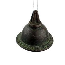 Rare Antique San Juan Batista Bronze Mini Ring Bell 2.25' X 2'