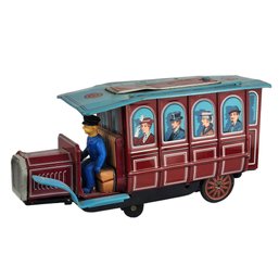 Vintage Tin Toy Train W.& A.R.R Untested