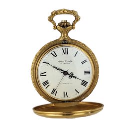 Andre Rivalle 17 Jewels Swiss Made Gold Plated Pocket Watch