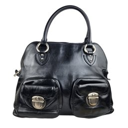 Marc Jacobs Black Leather Blake Satchel Bag