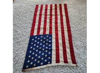 Vintage Valley Forge Flag Co 49 Stars American Flag 59' X 32'