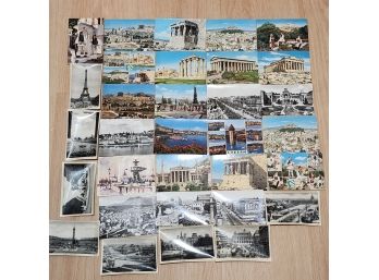 Vintage Post Cards From Paris & Athens Kruger Early Print 1,4,6,8,12,13,18/950