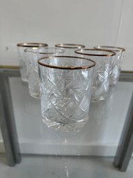 6 Crystal Glasses