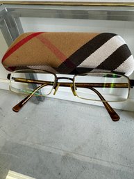 Genuine Burberry Half Frame Glasses