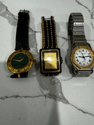 Lot Of 3 Swiss Made Vintage Womens Watches