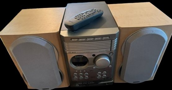 Phillips 5CD USB Input Stereo System Good Working Condition With Remote