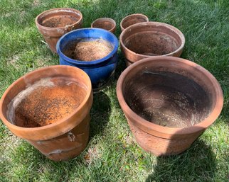 Misc Clay Pots 7 Total
