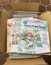 Box Of Real Simple Magazines