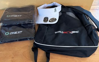 Golf Womens Hat , 2 Golf Towels, Bag