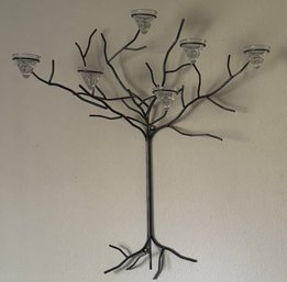 Large Wall Tree With Candle Holders Approx 24' Tall X 24' Wide