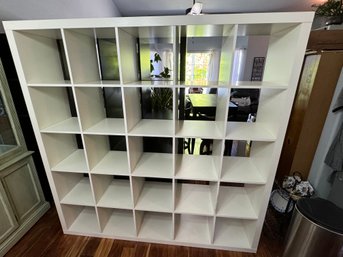 Ikea Cube Shelving System 6' X 6' White 25 Cubes