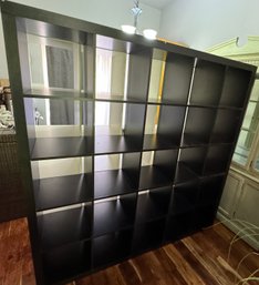Ikea Cube Shelving System 6' X 6' Black 25 Cubes
