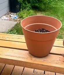 Large Outdoor Pot With Plant Cage