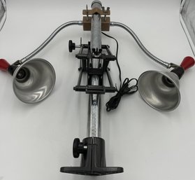 Dual Adjustable Work Bench Lamp