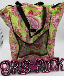Rolling Bag And Decor Sign New