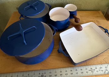 Dansk Ceramic Pots And Pans
