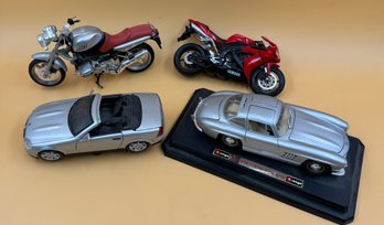 Diecast Cars And Motorcycles