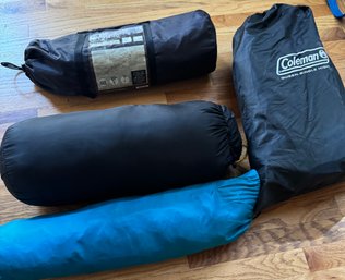 Camping Gear. Tents, Sleeping Bag, Air Mattress