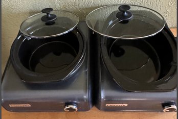 Dual Crock Pots  Can Be Linked