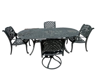 Metal Patio Table With 4 Chairs