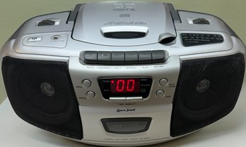 CD/ AM/FM Cassette Boombox Tested